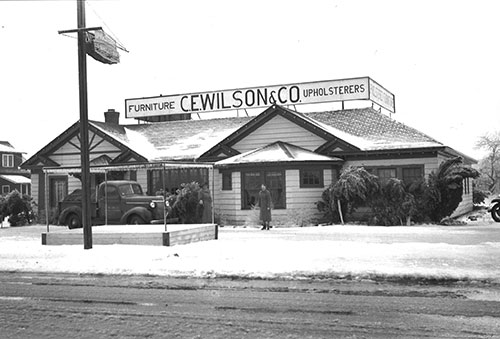 C.E. Wilson & Co. storefront in 1934 located in New Haven, CT
